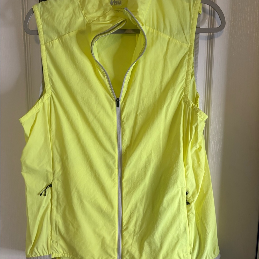 REI Co-op Neon Yellow Cycling Vest